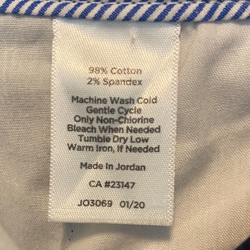 Talbots Indigo Relaxed Chinos Preppy Size 10 - Picture 4 of 5